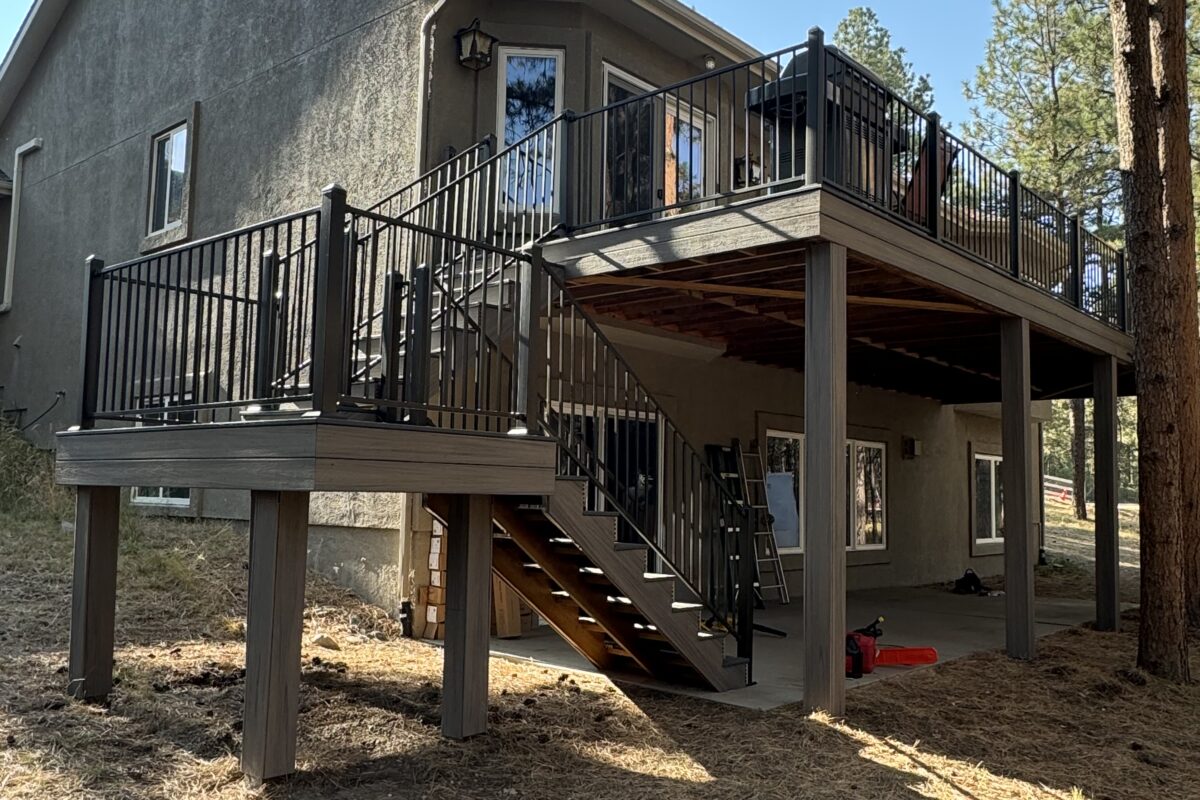 Evans Construction LLC multi-level Decks Colorado Colorado Springs Colorado Denver